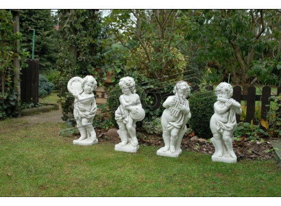 Garçon 70cm Figure Statue Figures Sculpture Statues White Garden Decoration
